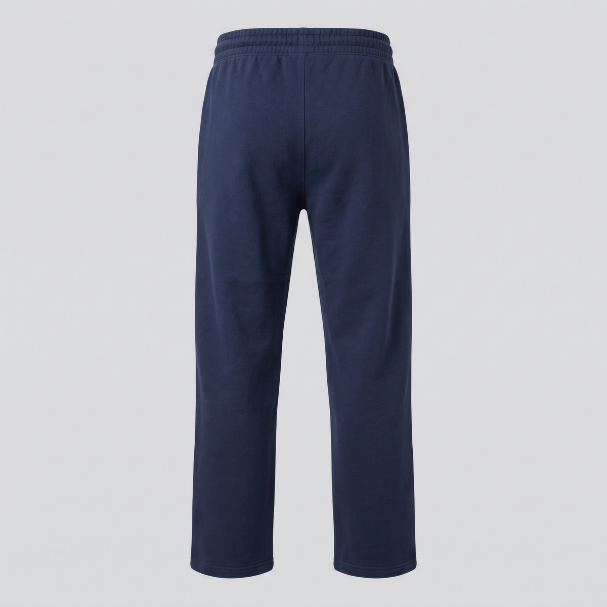 Jogging droit, bleu nuit, vue de dos — NORTH & CARTOON