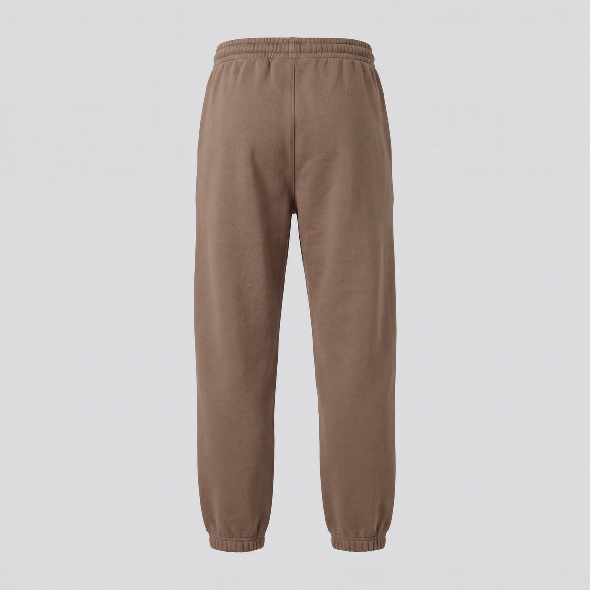Pantalon de jogging, brun taupe, vue de dos — NORTH & CARTOON